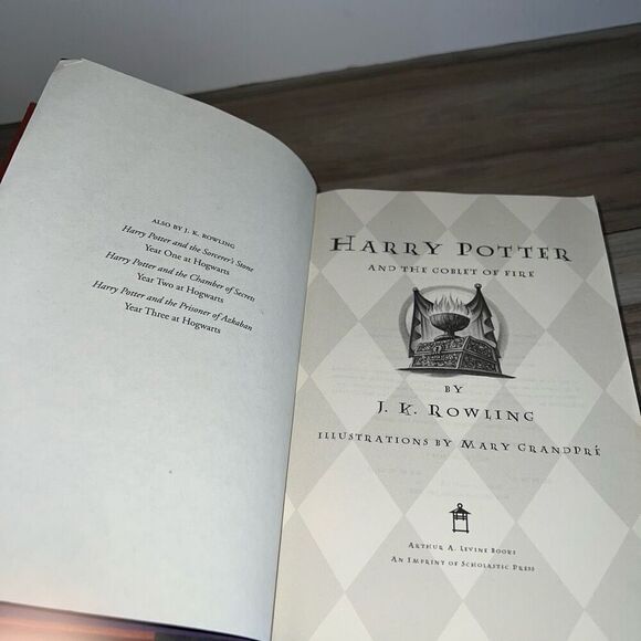 Harry Potter and the Goblet of Fire 1st EDITION Book Rowling Hard Cover Collect - Picture 3 of 8